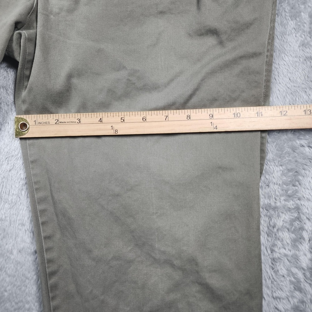 VINTAGE Abercrombie & Fitch Pants Mens 32x32 (Fits 29x33) Khaki Chino Casual - Picture 5 of 12